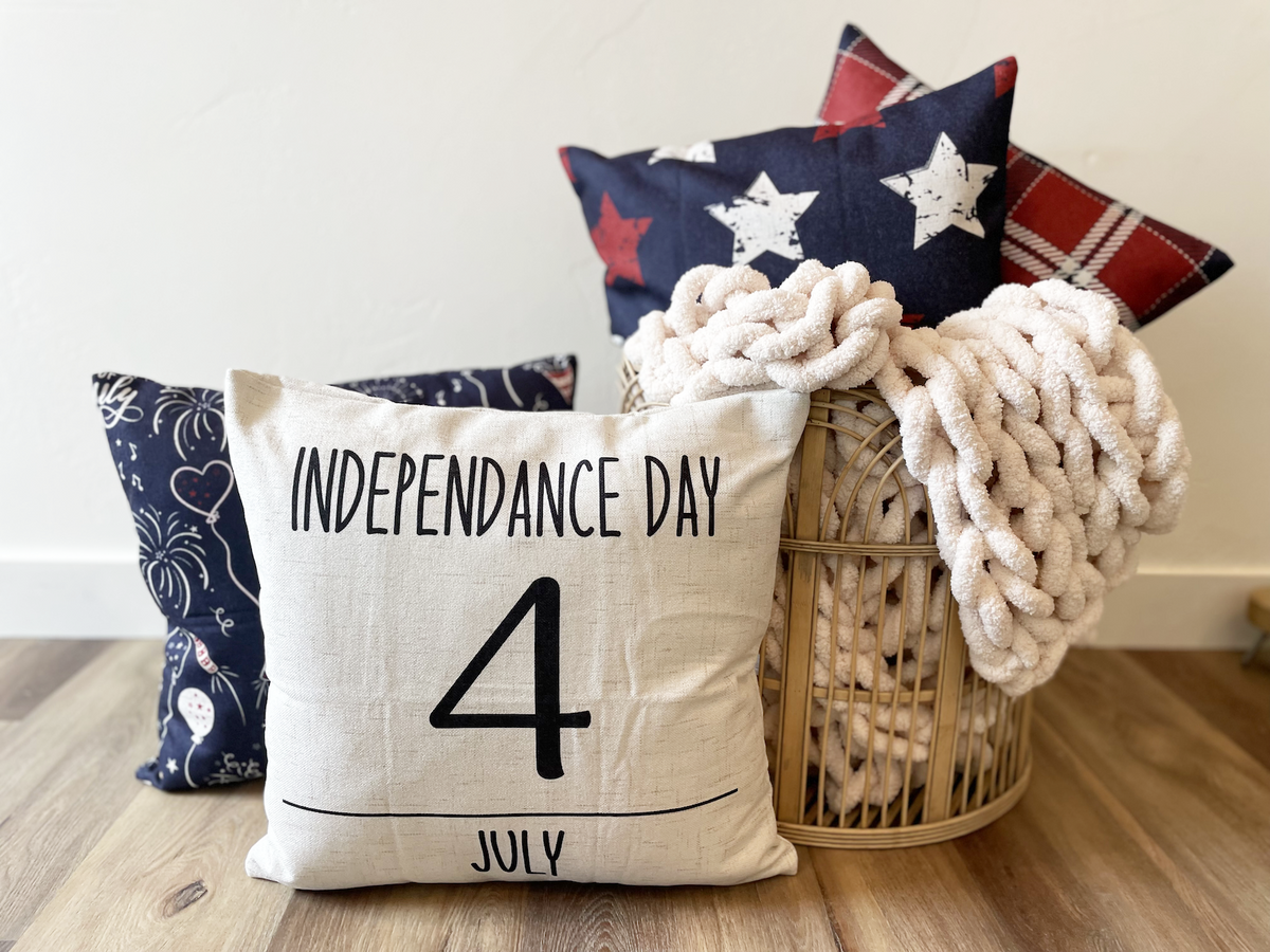 4th of July Throw Pillows, Pillow Case Only NO Inserts/fall Decor