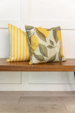 Yellow Lines / Summer Pillow / Pillow Cover / Decorative Pillow / Accent Pillow / Machine Washable / Couch Pillow / 18x18