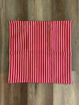 Red Lines / Valentines Day / Holiday Pillow / Pillow Cover / Accent Pillow / 18x18 / Machine Washable